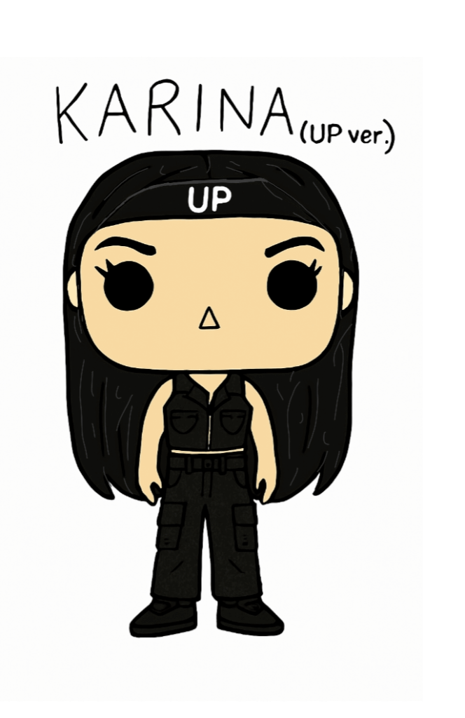 Karina funko pop idea, made by me [OC]