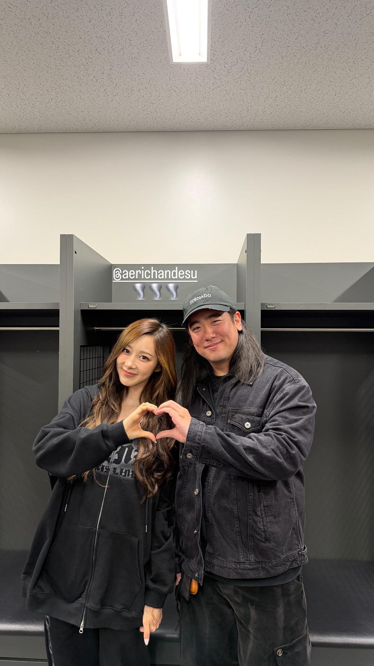 251012 Producer Shintaro Yasuda Instagram Story Update with Giselle