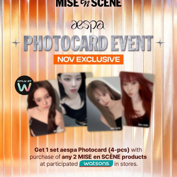 251101 aespa - mise en scène Indonesia, Malaysia, Philippines & Thailand (Photocard Event)