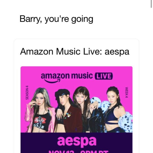 aespa in LA for Amazon Music Live!