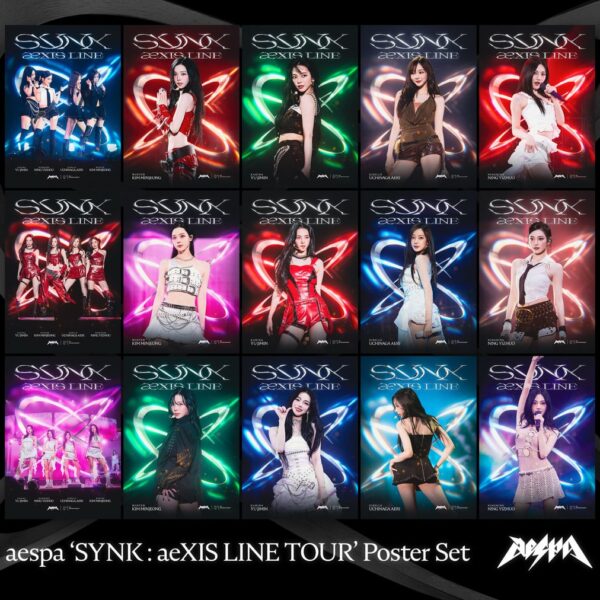 aespa 'SYNK : aeXIS LINE TOUR' Full Poster Set