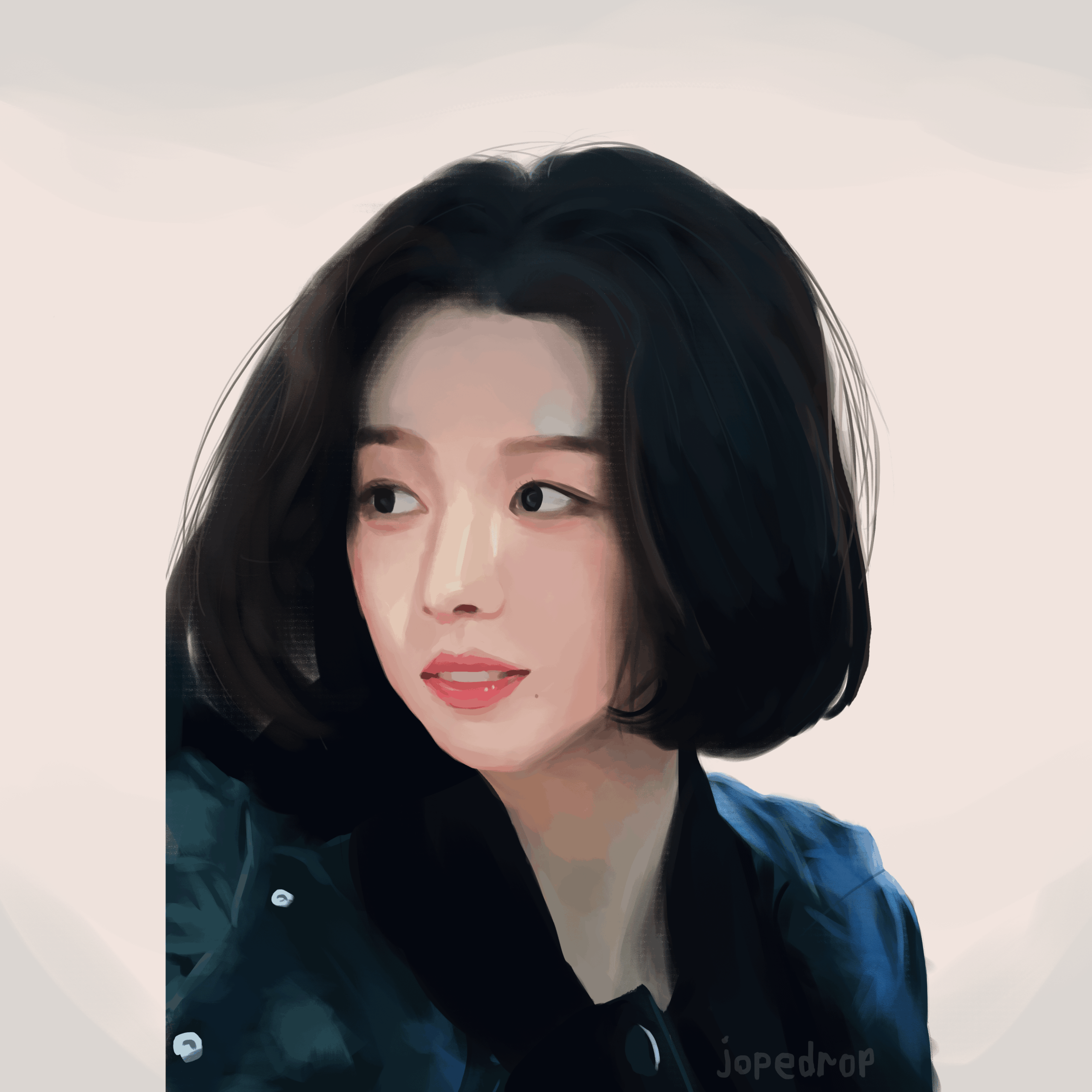 Short hair Karina fan art