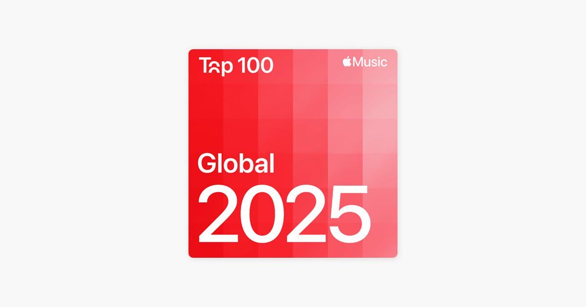 251203 aespa's 'Whiplash' ranks at #33 and at #1 on Apple Music Global & Korea 'Top Songs of 2025', respectively.
