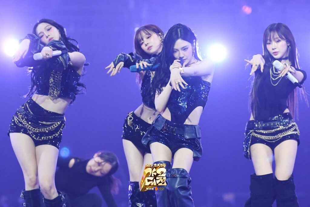 251226 SBSNOW Twitter Update with aespa - 2025 SBS Gayo Daejeon Stage Photo