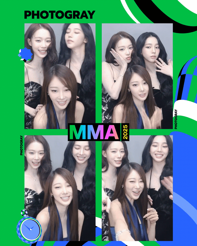 251224 Melon Twitter Update with aespa - MMA 2025 4-CUTS Photos