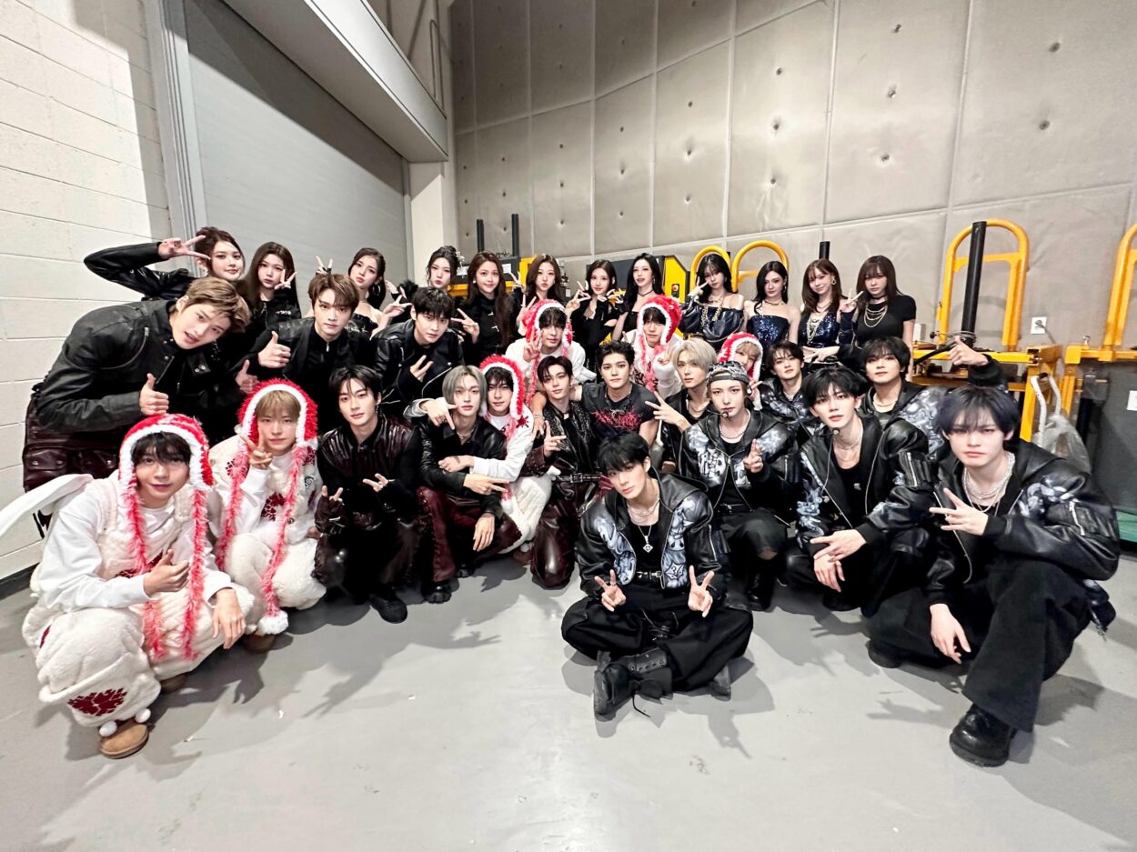 251226 SMTOWN Twitter Update with aespa - SMTOWN at 2025 SBS Gayo Daejeon 🩷