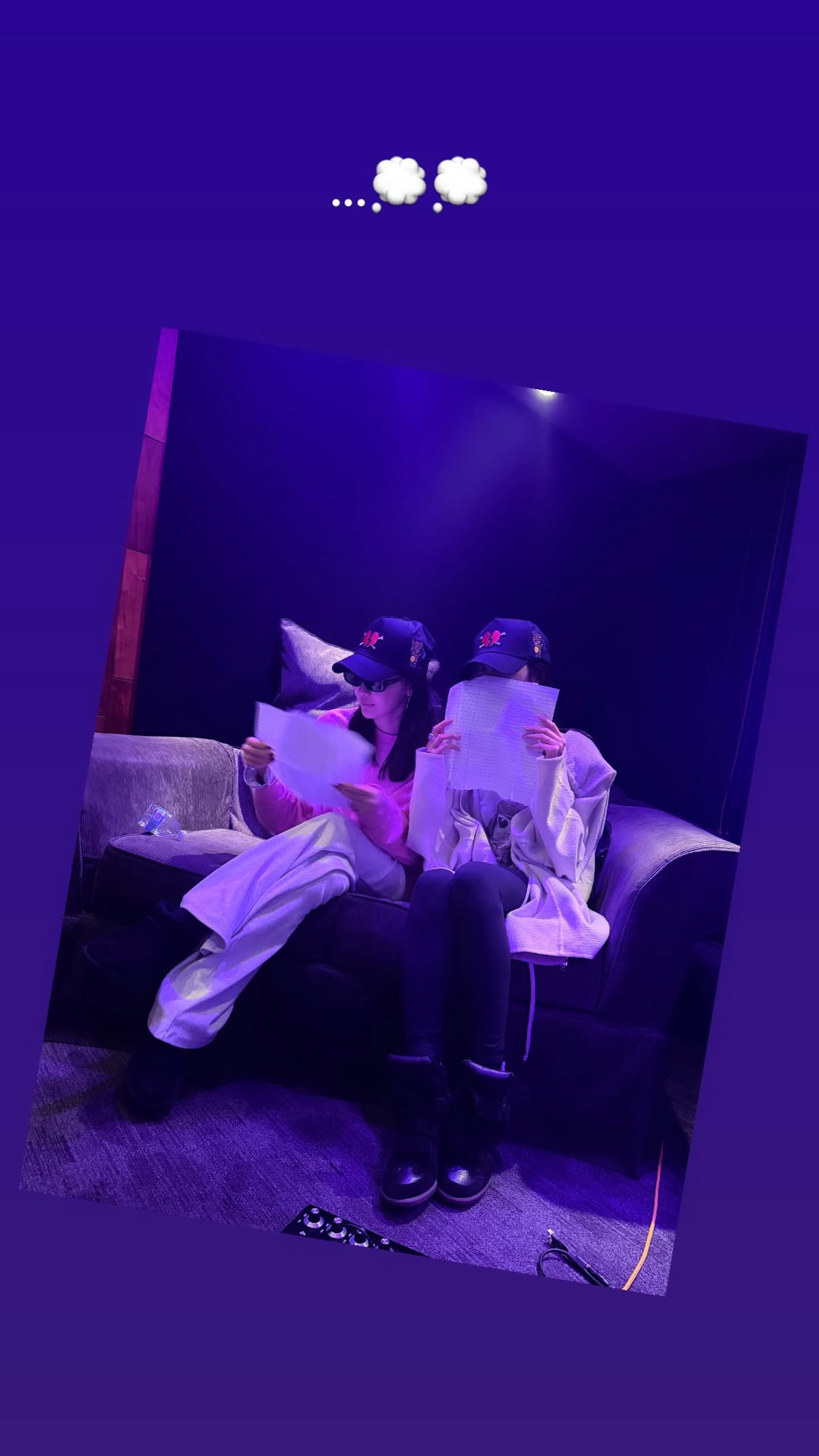 260108 Giselle Instagram Story Update with Ningning