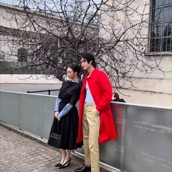 260118 ELLE MEN HK Instagram Update with Karina & Win Metawin