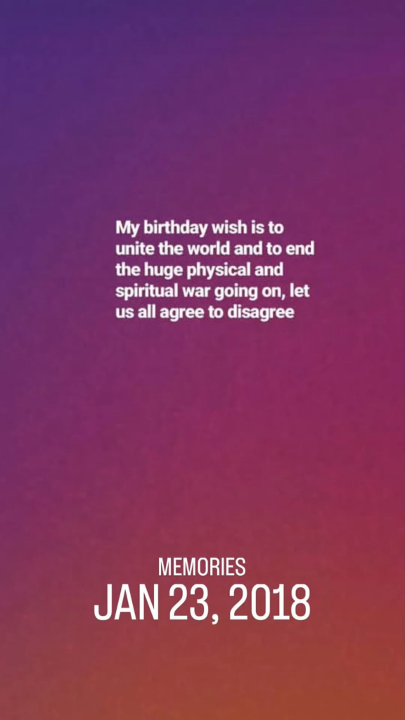 260123 Giselle Instagram Story Update