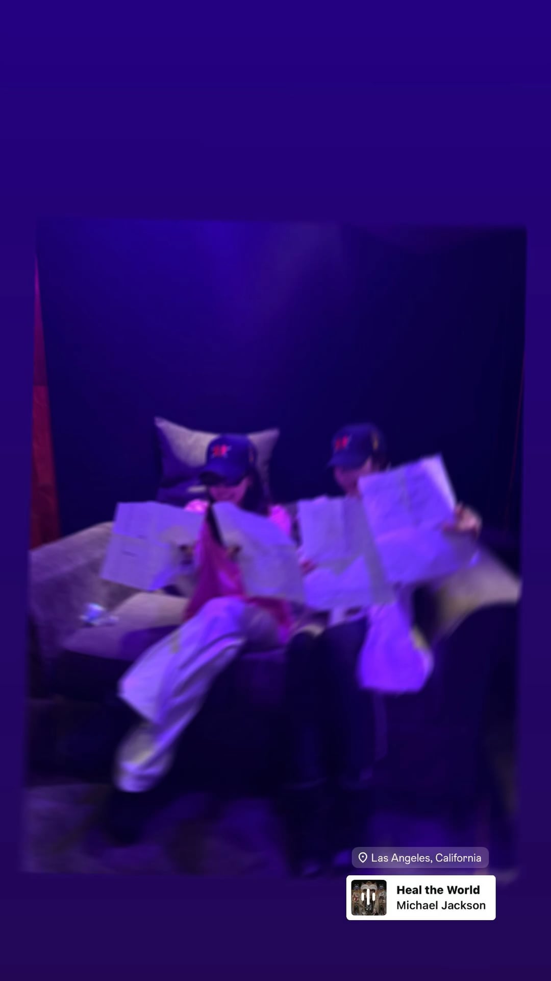 260108 Ningning Instagram Story Update with Giselle