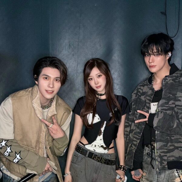 260201 NCT Twitter Update with Giselle - Ⓩ☆ⓞ☆ⓞ (with NCT Taeyong & Jeno, WAYV Hendery & YANGYANG)