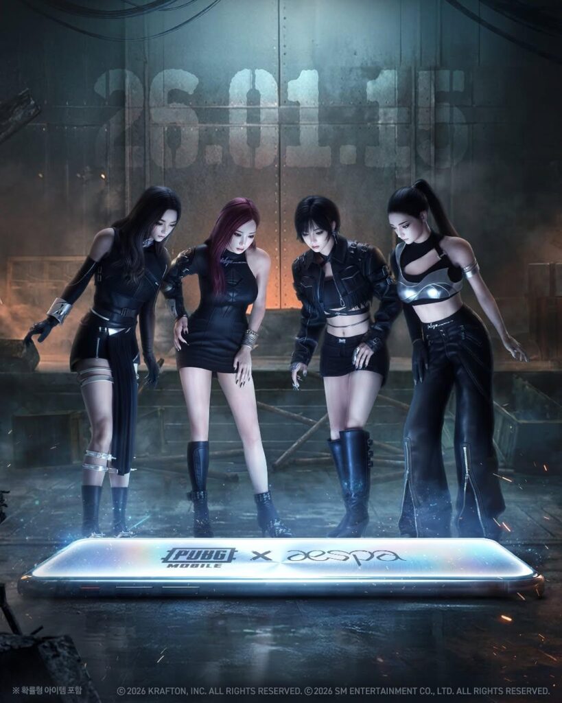 260109 aespa - PUBG Mobile (Collaboration Teaser Poster)