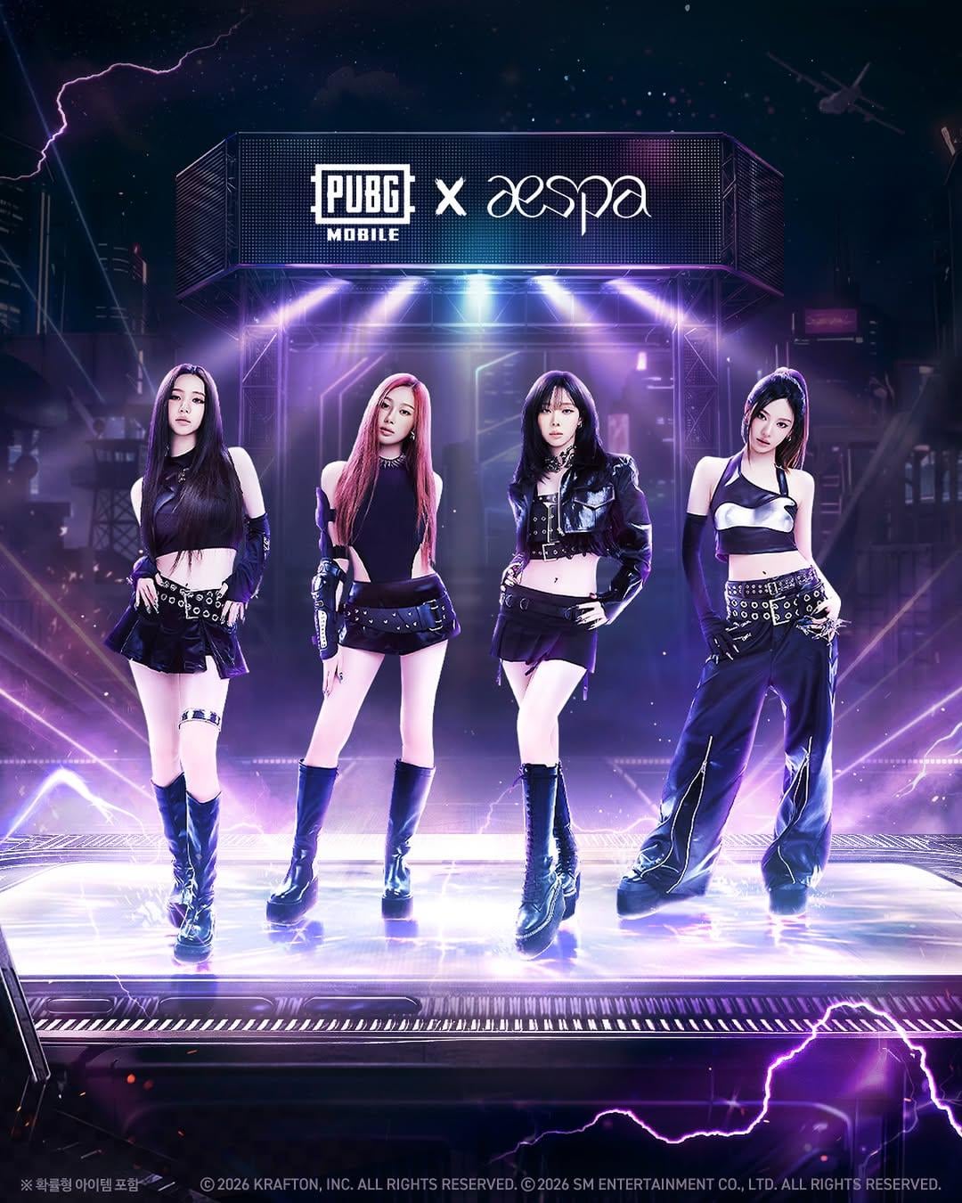 260115 aespa - PUBG Mobile (Collaboration Poster)