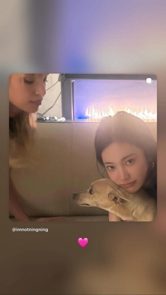 260123 Stella Maxwell Instagram Story Update with Ningning