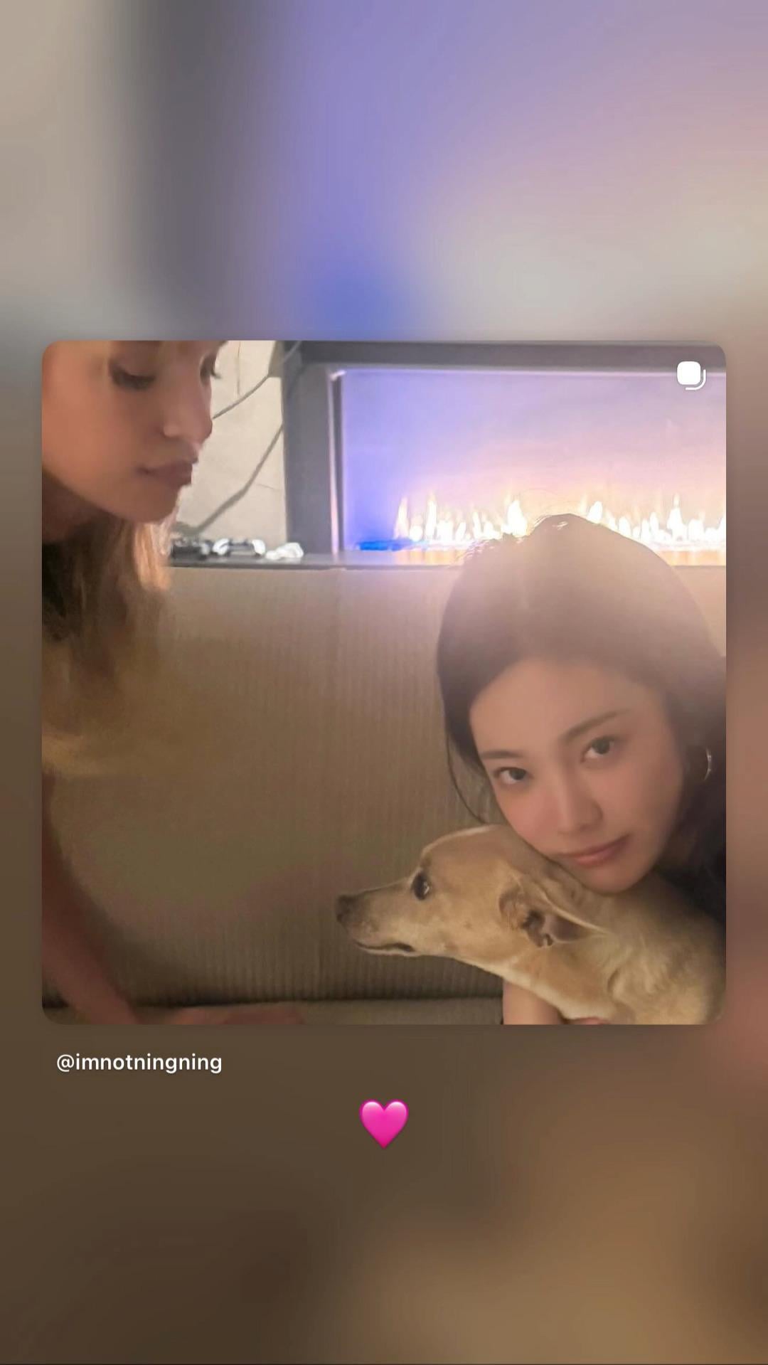 260123 Stella Maxwell Instagram Story Update with Ningning