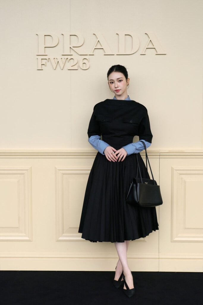 260120 aespa Twitter Update with Karina @ PRADA FW26 Menswear Show in Milan Fashion Week