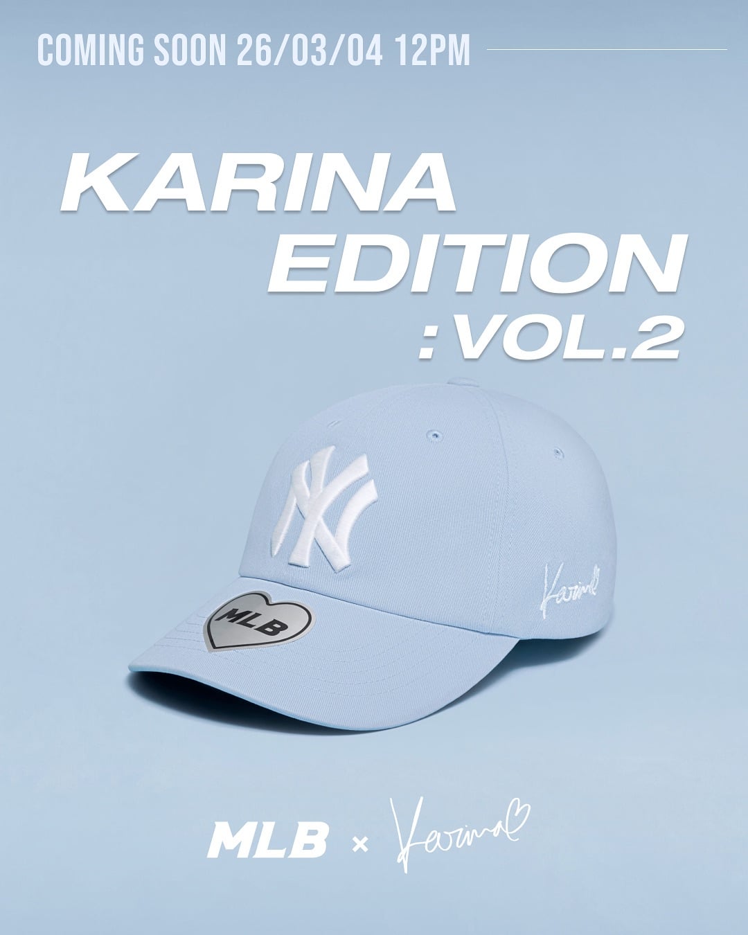260226 Karina - MLB Korea 'Karina Edition: Vol.2' (Collaboration Merch Preview)