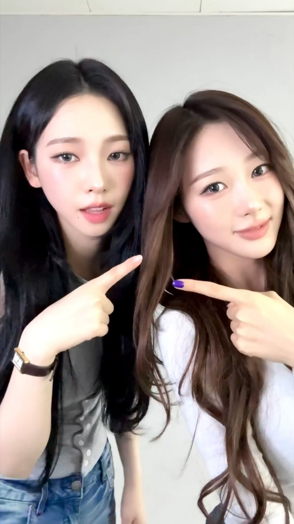 260214 aespa TikTok Update with Karina & Giselle  - What’s your favorite thing