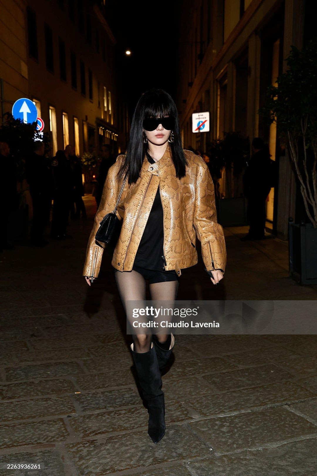 260227 Ningning on her way to GUCCI FW26 After Party (Getty Images)