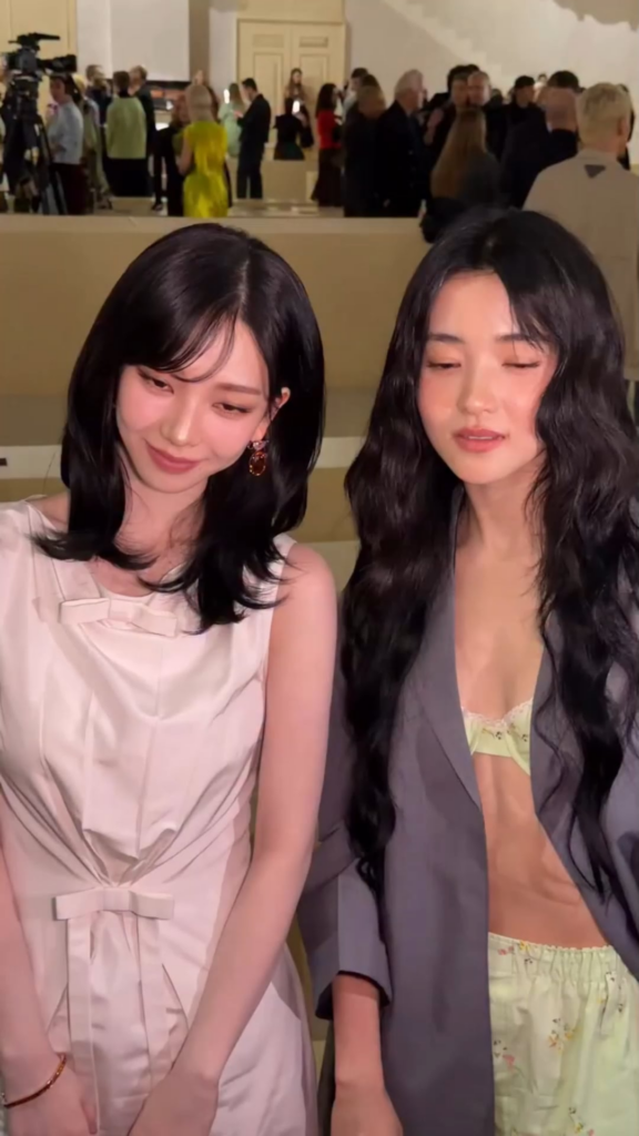 260226 eyesmag Instagram Update with Karina & Kim Taeri