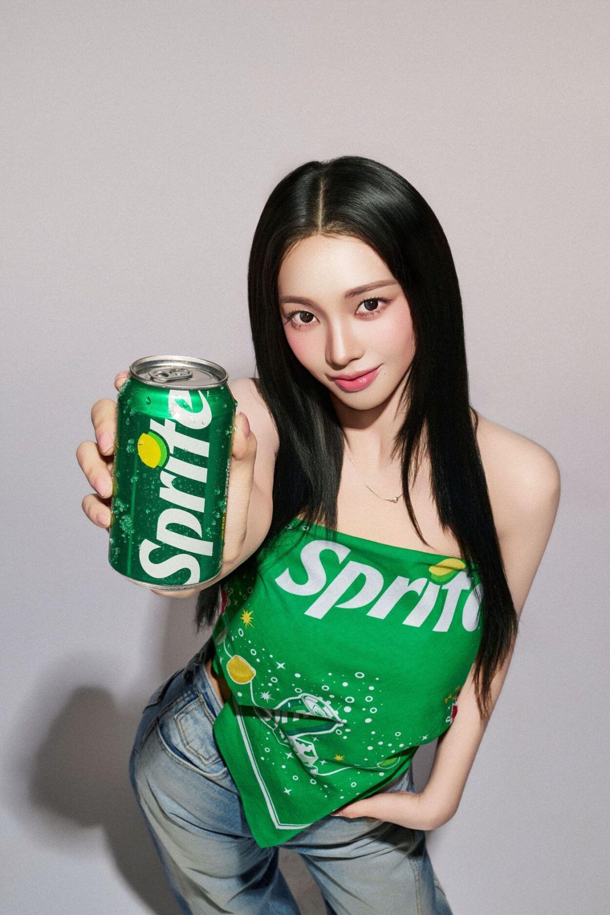 260223 Karina has been selected as Sprite's advertising model for the second consecutive year