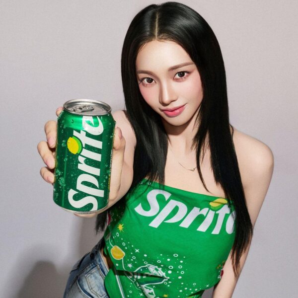 260223 Karina has been selected as Sprite's advertising model for the second consecutive year