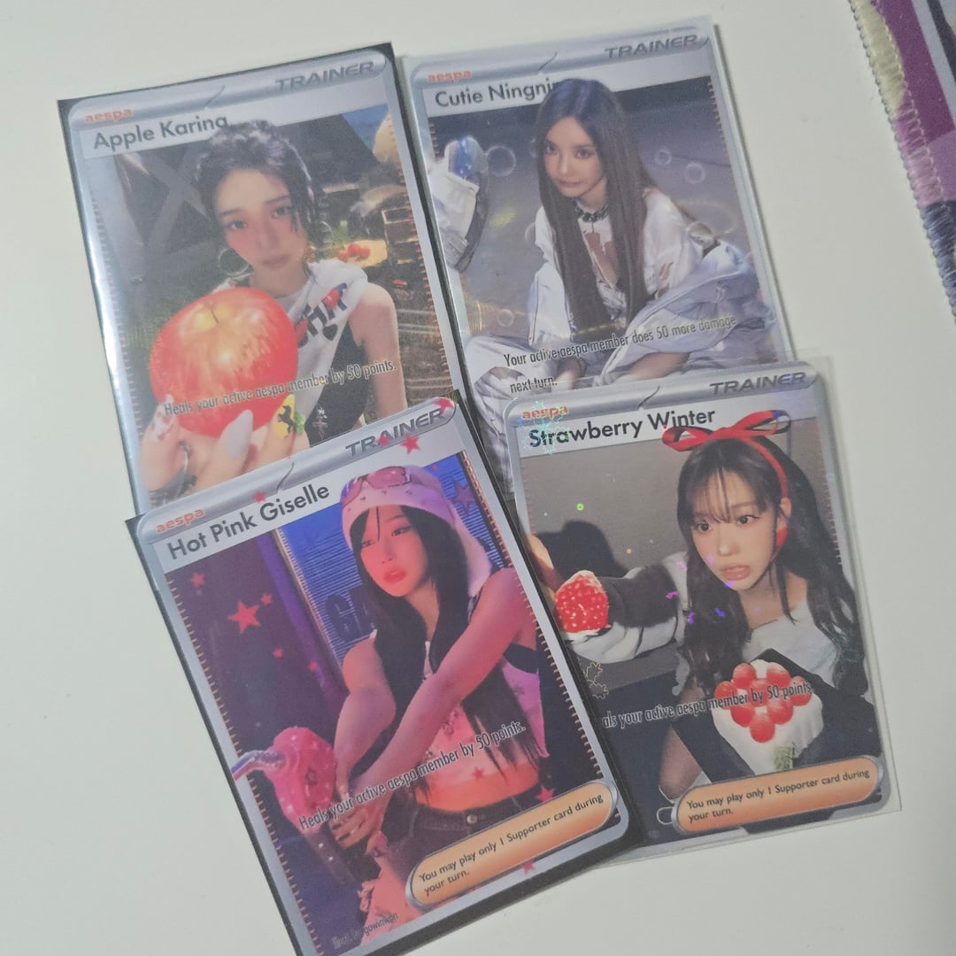 new pokpop cards of ot4 members