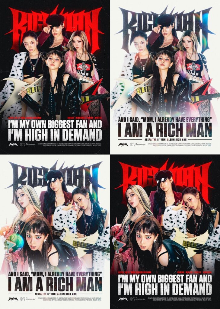 aespa 'Rich Man' Poster Set