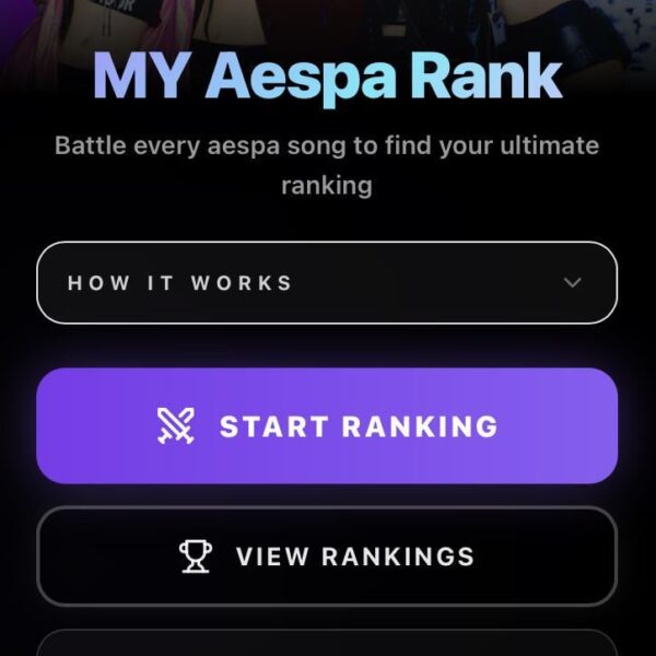 I made an app to rank aespa’s entire discography through ELO battles — would you use it?