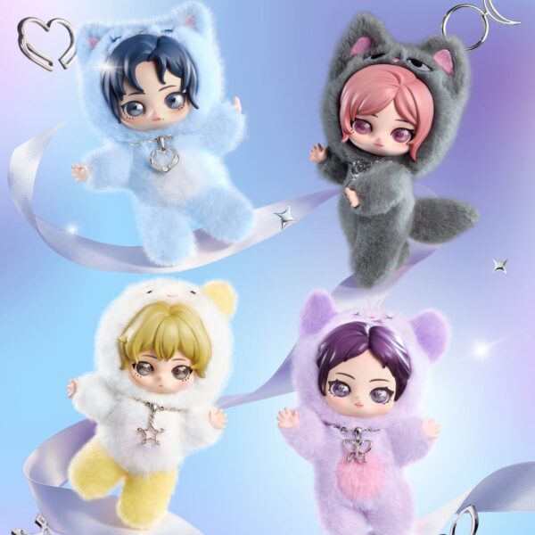 260424 aespa x POP MART - Fluffy Club Series: Vinyl Plush Doll Pendant, Phone Lanyard, Card Holder (Collaboration Merch Preview + Sales Details)