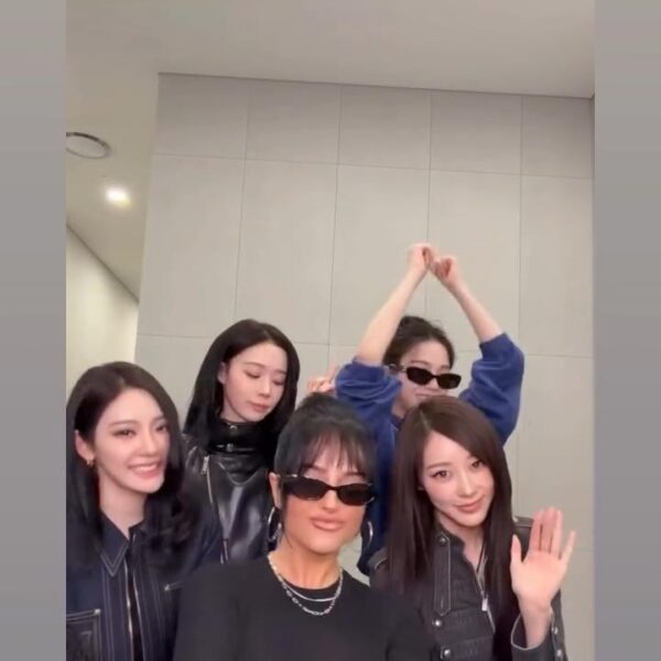 260418 Ningning Instagram Story Update with aespa & Becky G