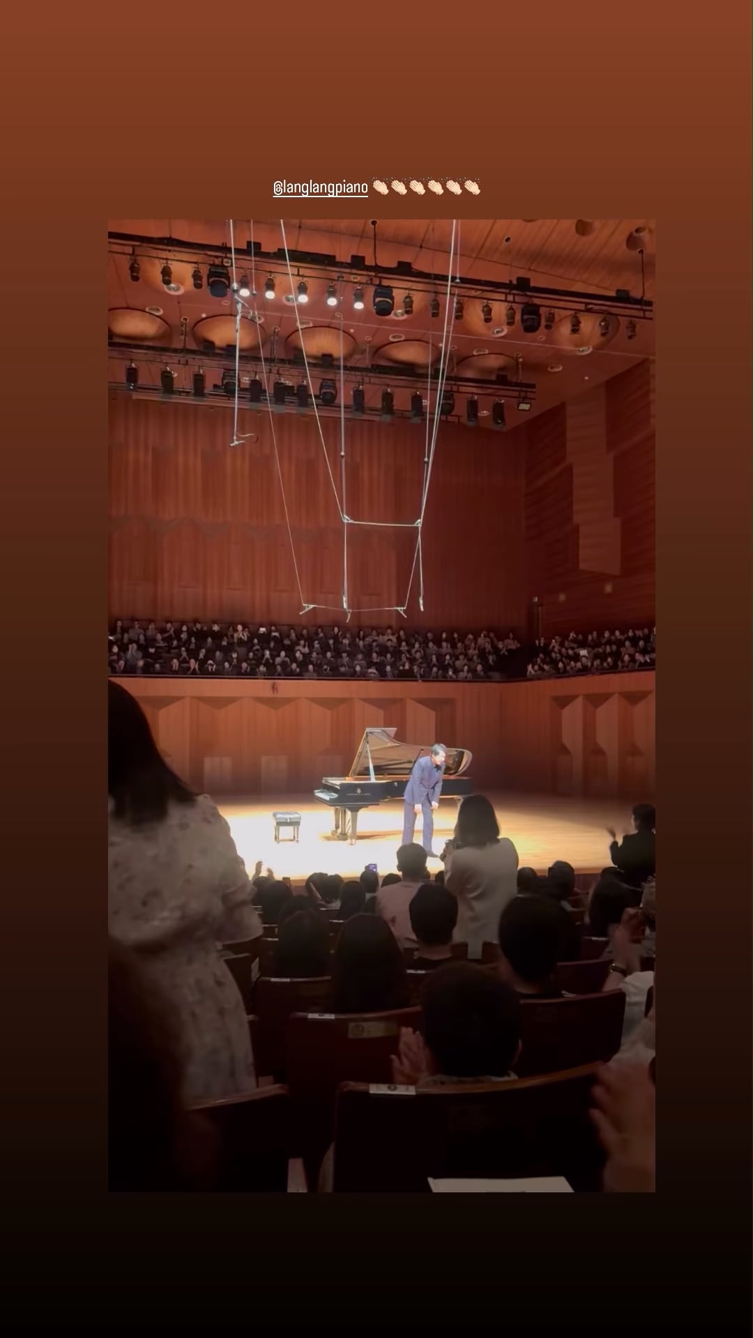260428 Ningning Instagram Story Update with Classical Pianist Lang Lang