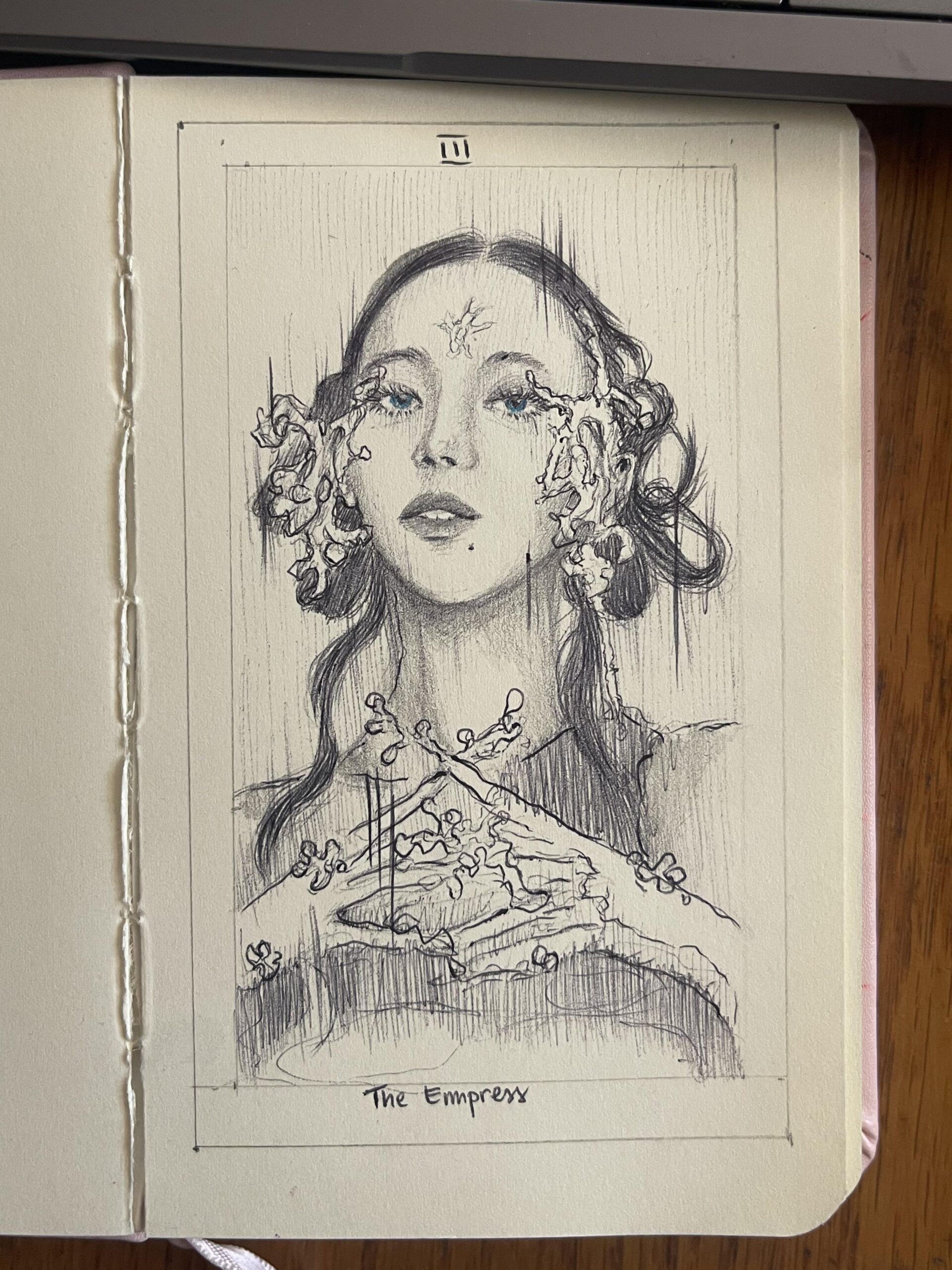 Hi guys, im starting an aespa tarot deck, I dont know if its okay to draw them in the cards? any thoughts? ( I dont know much about tarot just thought it as a fun art activity)