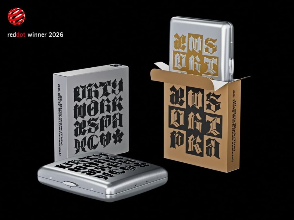 260416 aespa's 'Dirty Work (Dirty Case Ver.)' won the main award in 'Red Dot: Product Design' category at the Red Dot Design Award 2026