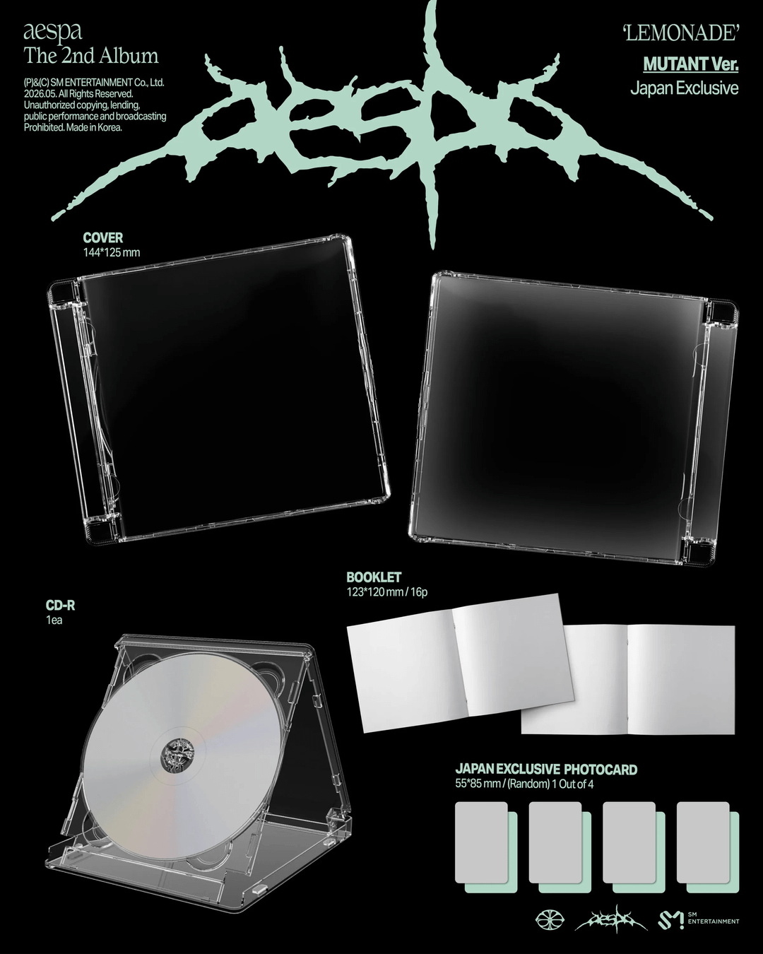 260422 aespa - The 2nd Album: LEMONADE (JAPAN Exclusives Pre-Order at Tokyo Dome + Meet & Greet Event)