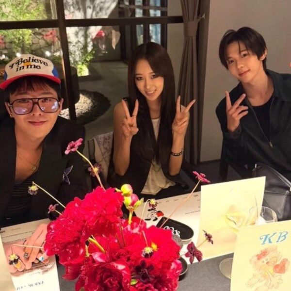 260428 Giselle with G-DRAGON and RIIZE Shotaro having dinner for Verdy's event