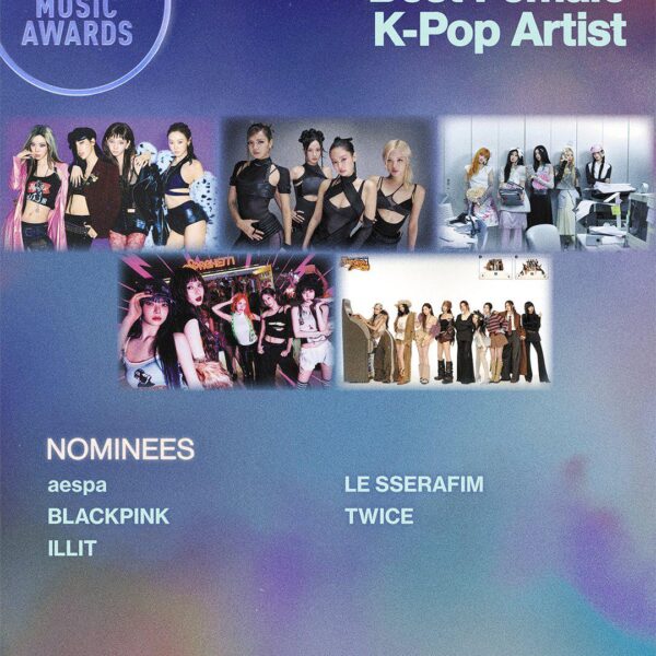 260414 aespa is nominated for 'Best Female K-Pop Artist' at the 52nd AMA (Voting Open)