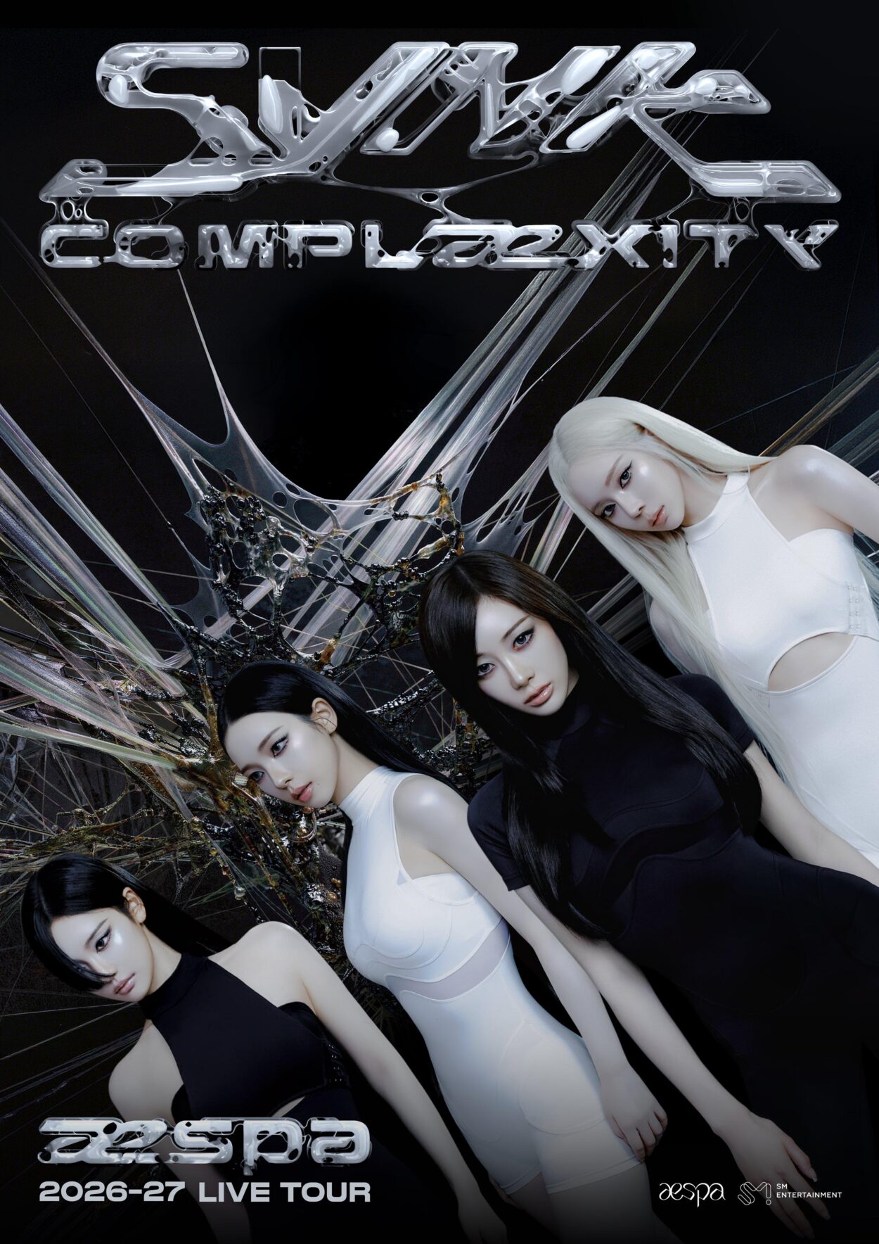 2026-27 aespa LIVE TOUR - SYNK : COMPLæXITY - (Announcement Poster)