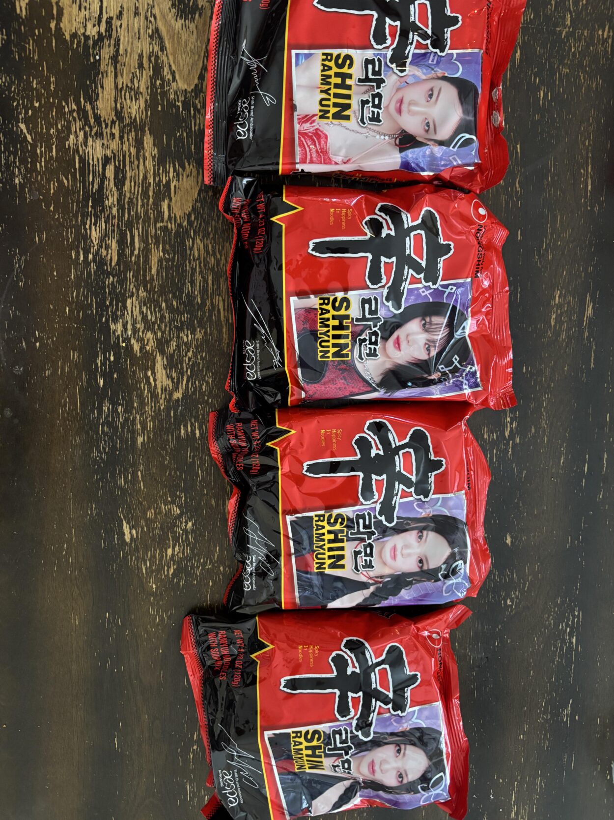 No Giselle in Shin Ramen Pack