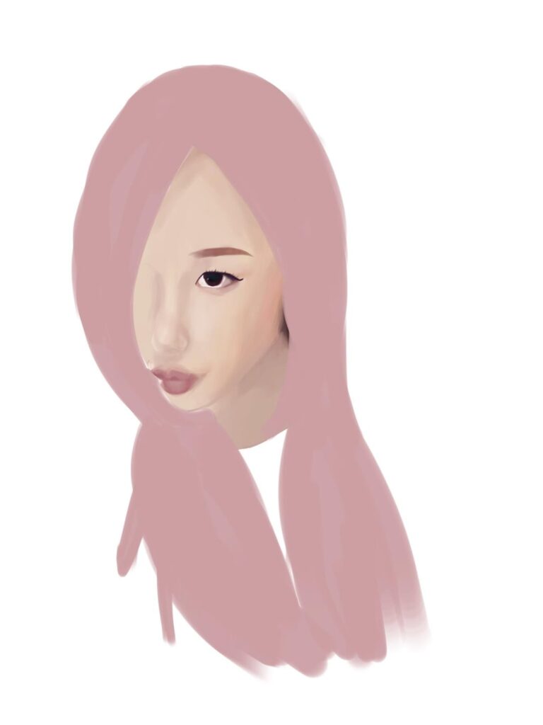 [work in progress] - pinkselle drawing!