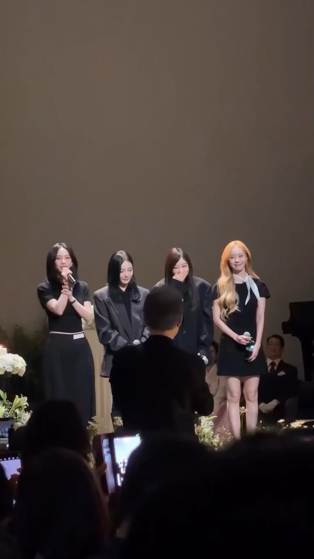 260510 aespa attended and performed at the wedding of their creative director Jo Woocheol and aespa's hair stylist Yoon Seoha