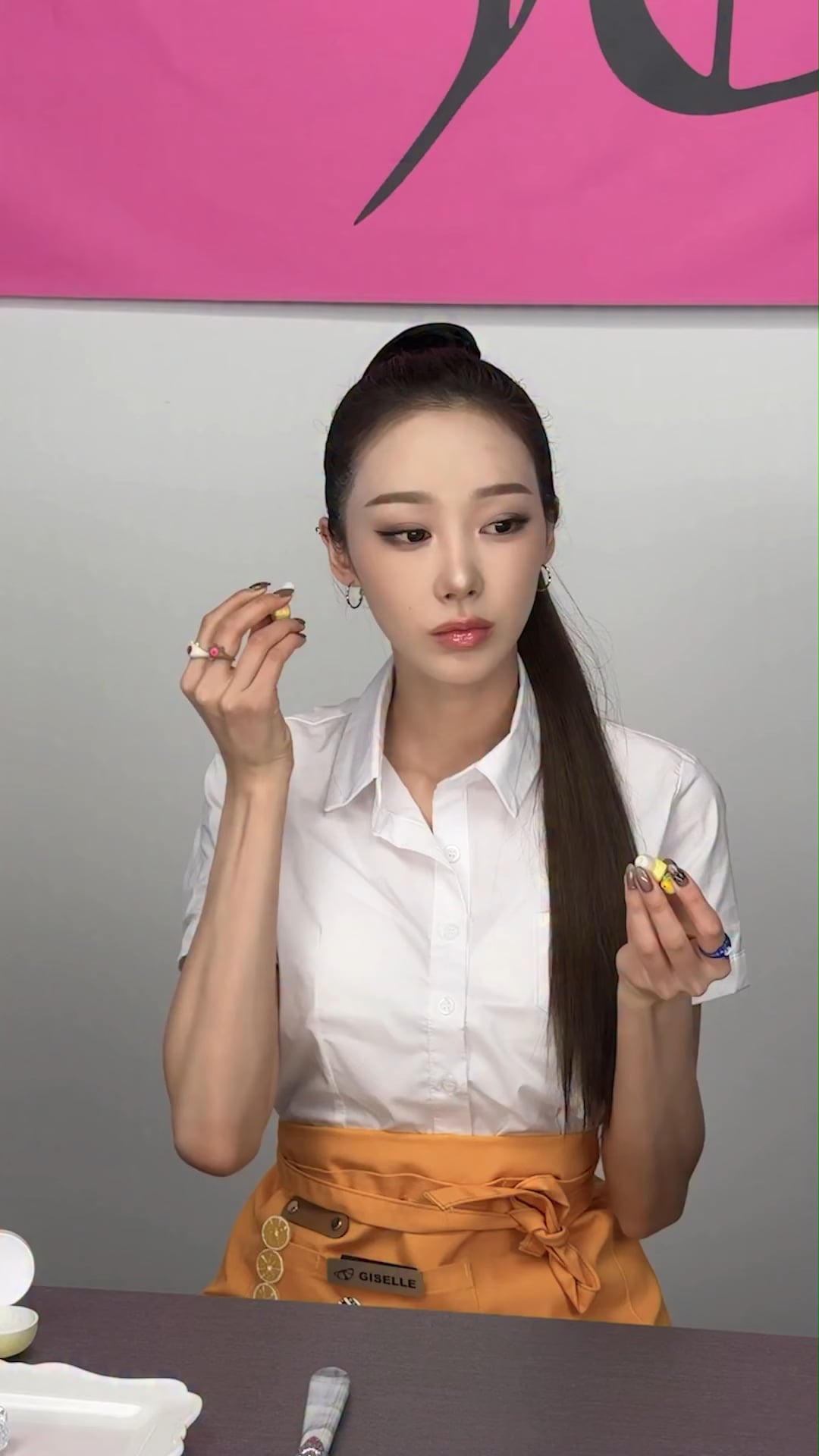 260526 aespa TikTok Update with Giselle - LEMONADE Recipe⁴｜a queen-sized LEMONADE
