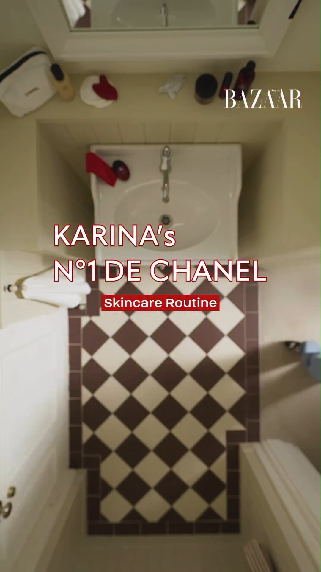 260511 Karina for Harper's BAZAAR Korea x Chanel Beauty (May 2026 Issue Skincare Routine Film)