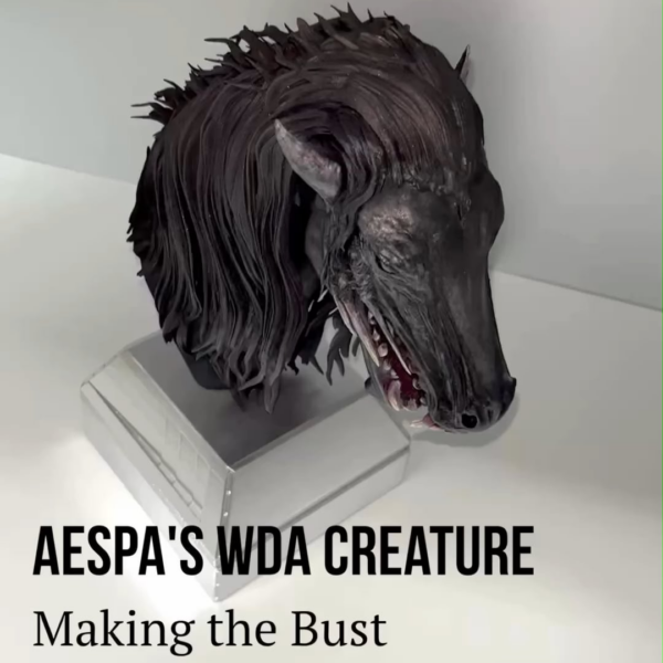 260519 aespa - WDA (Whole Different Animal): The Creature Bust Making (via Park Ki Pyung)