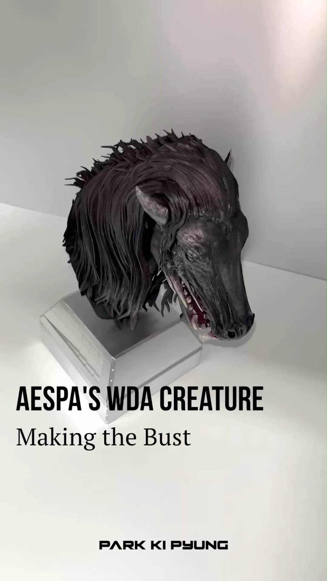 260519 aespa - WDA (Whole Different Animal): The Creature Bust Making (via Park Ki Pyung)