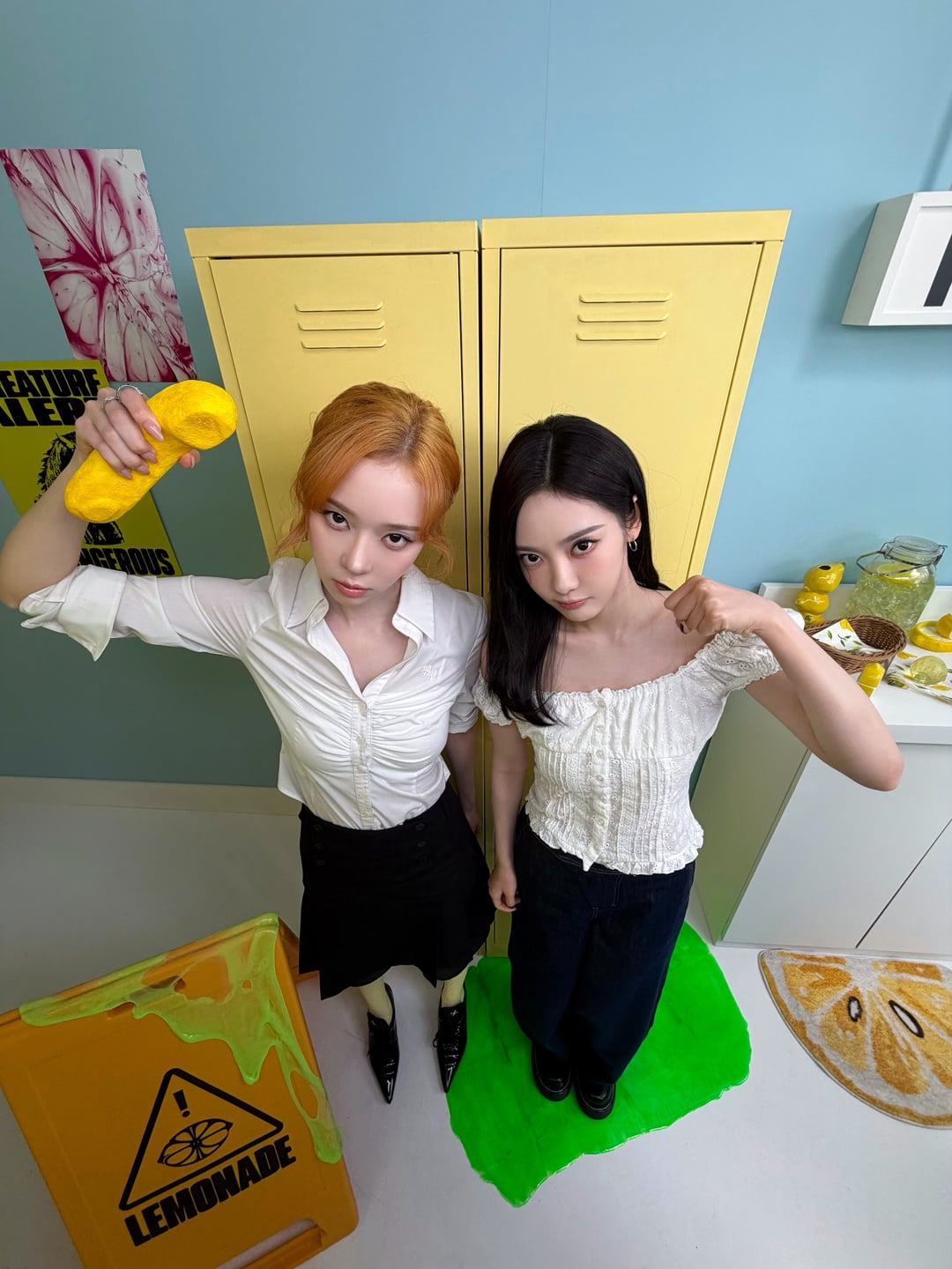 260527 aespa Twitter Update with Winter and Ningning - back to work 🍋