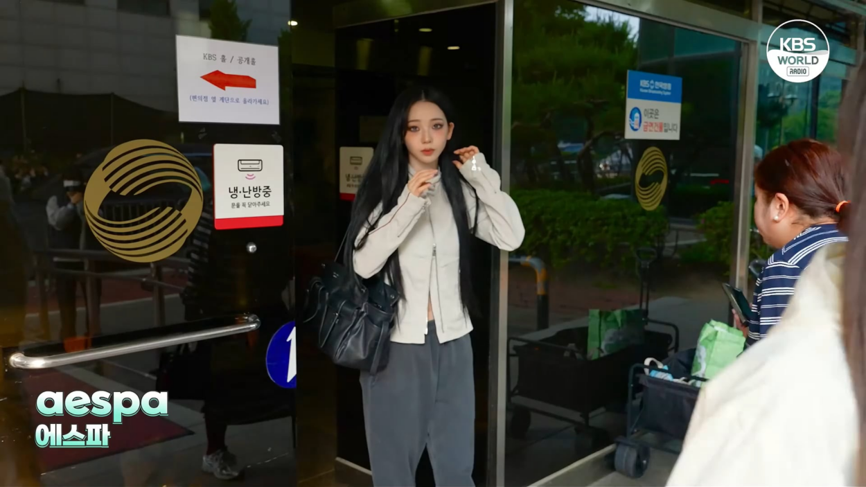 260515 aespa - Spotted at Music Bank for Pre-Recording @ KBS WORLD TV