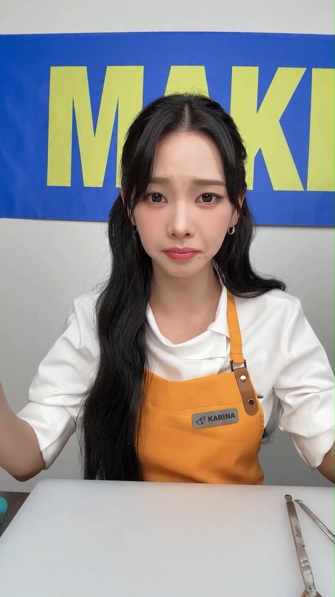 260527 aespa TikTok Update with Karina - making LEMONADE is not for the weak