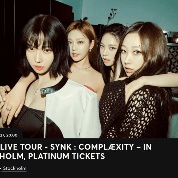Anyone coming to aespa SYNK : COMPLæXITY 2027 Live Tour in Stockholm ?