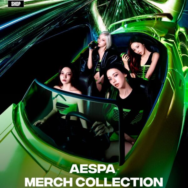 260528 aespa - The 2nd Album 'LEMONADE' in LA (Merch Lineup + Gas Trading Card)